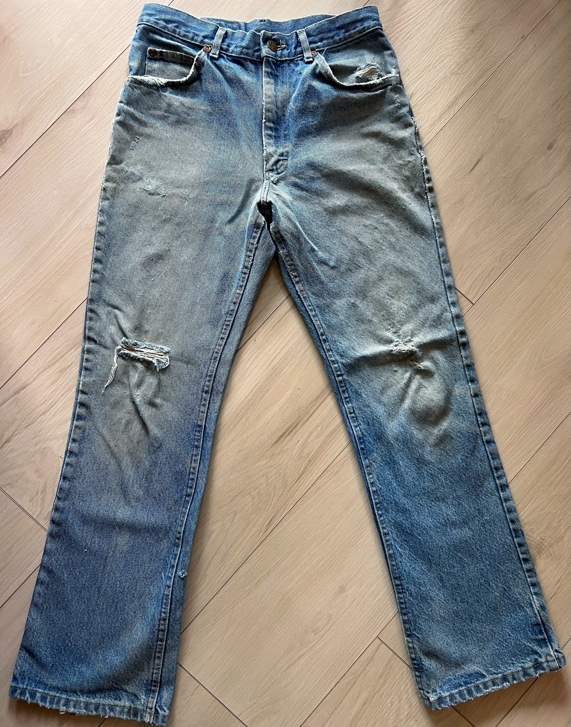 Vintage LEE Jeans High Waisted Jeans 26 27 Waist Lee Riders